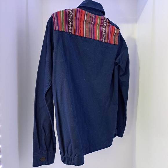 Denim Co | Blue & pink cute patterned Light  womens utility jacket - Picture 7 of 13